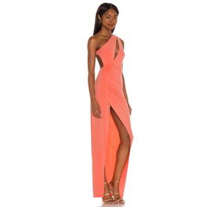COPY - Michael Costello x REVOLE Parker Maxi Dress in Coral NWT